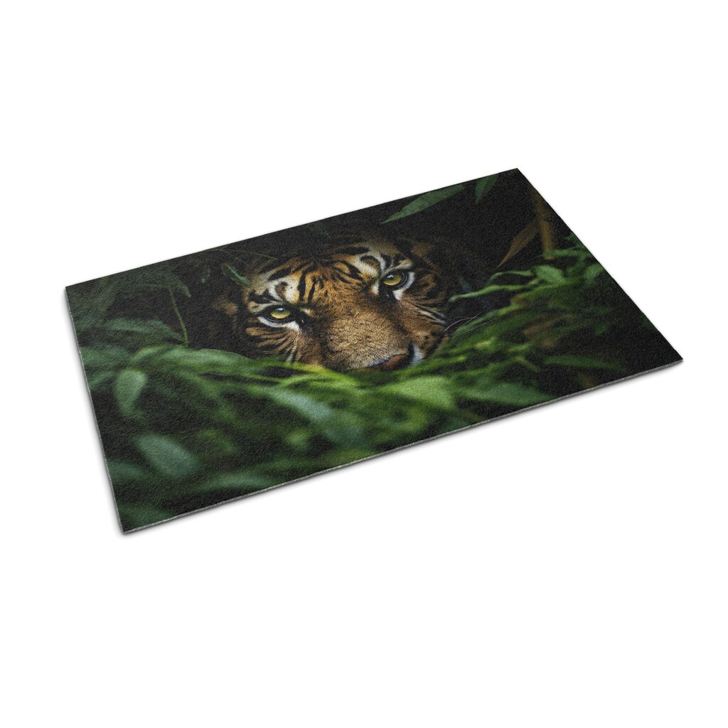 Durų kilimėlis Jungle Tiger 60x40 cm цена и информация | Durų kilimėliai | pigu.lt