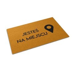 Durų kilimėlis Jūs Esate Vietoje 60x40 cm kaina ir informacija | Durų kilimėliai | pigu.lt