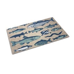 Durų kilimėlis Žuvų Modelis 60x40 cm kaina ir informacija | Durų kilimėliai | pigu.lt