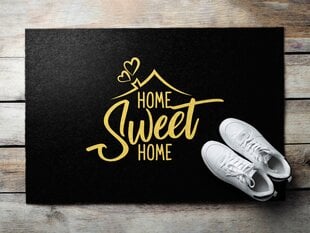 Durų kilimėlis Home Sweet Home 60x40 cm цена и информация | Придверные коврики | pigu.lt