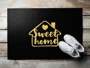 Durų kilimėlis Home Sweet Home 60x40 cm цена и информация | Придверные коврики | pigu.lt