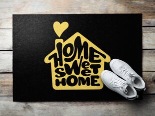 Durų kilimėlis Home Sweet Home 60x40 cm цена и информация | Придверные коврики | pigu.lt