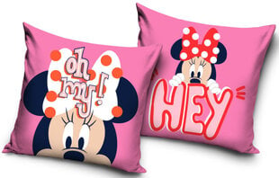 Pagalvės užvalkalas Disney Minnie Hey, 40x40 cm kaina ir informacija | Originalios pagalvės, užvalkalai | pigu.lt