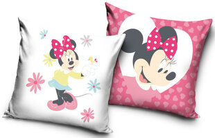 Pagalvės užvalkalas Disney Minnie, 40x40 cm kaina ir informacija | Originalios pagalvės, užvalkalai | pigu.lt