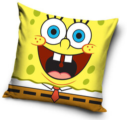 Pagalvės užvalkalas SpongeBob, 40x40 cm kaina ir informacija | Originalios pagalvės, užvalkalai | pigu.lt