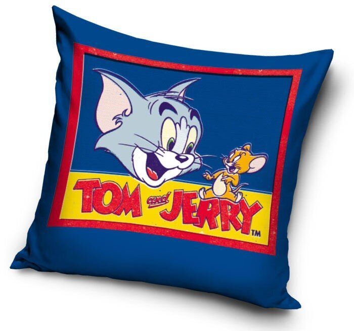 Pagalvės užvalkalas Tom and Jerry, 40x40 cm kaina ir informacija | Originalios pagalvės, užvalkalai | pigu.lt