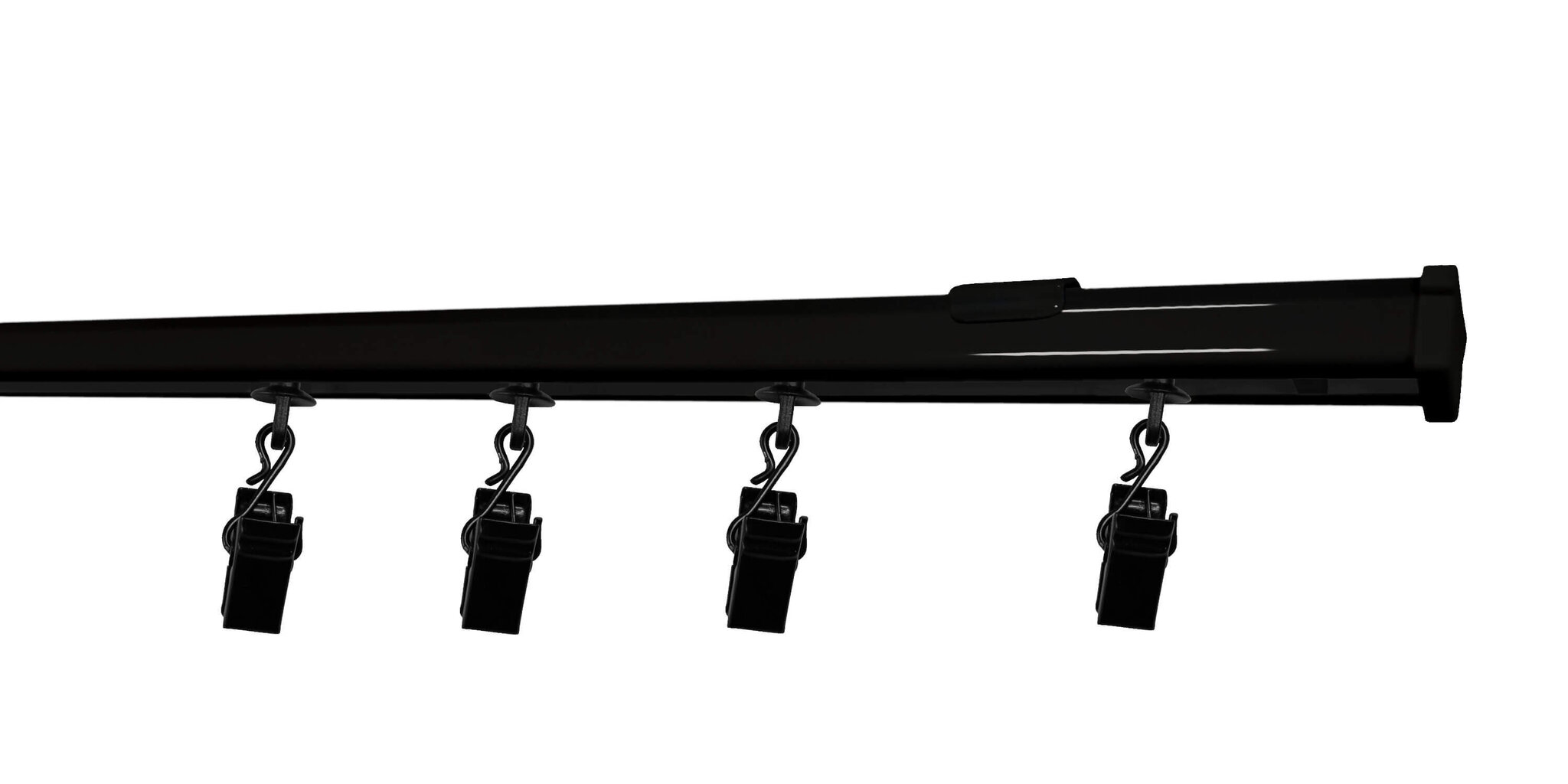 Lubinis viengubas karnizas Single 180 cm kaina ir informacija | Karnizai | pigu.lt