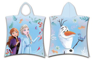 Детское полотенце Disney Frozen Blue Poncho 50x115 cm цена и информация | Полотенца | pigu.lt