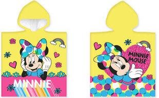 Детское полотенце Disney Minnie Yellow Poncho 50x100 cm цена и информация | Полотенца | pigu.lt