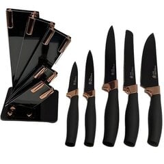 Набор ножей Retoo в блоке, 5 шт. цена и информация | Ножи и аксессуары для них | pigu.lt