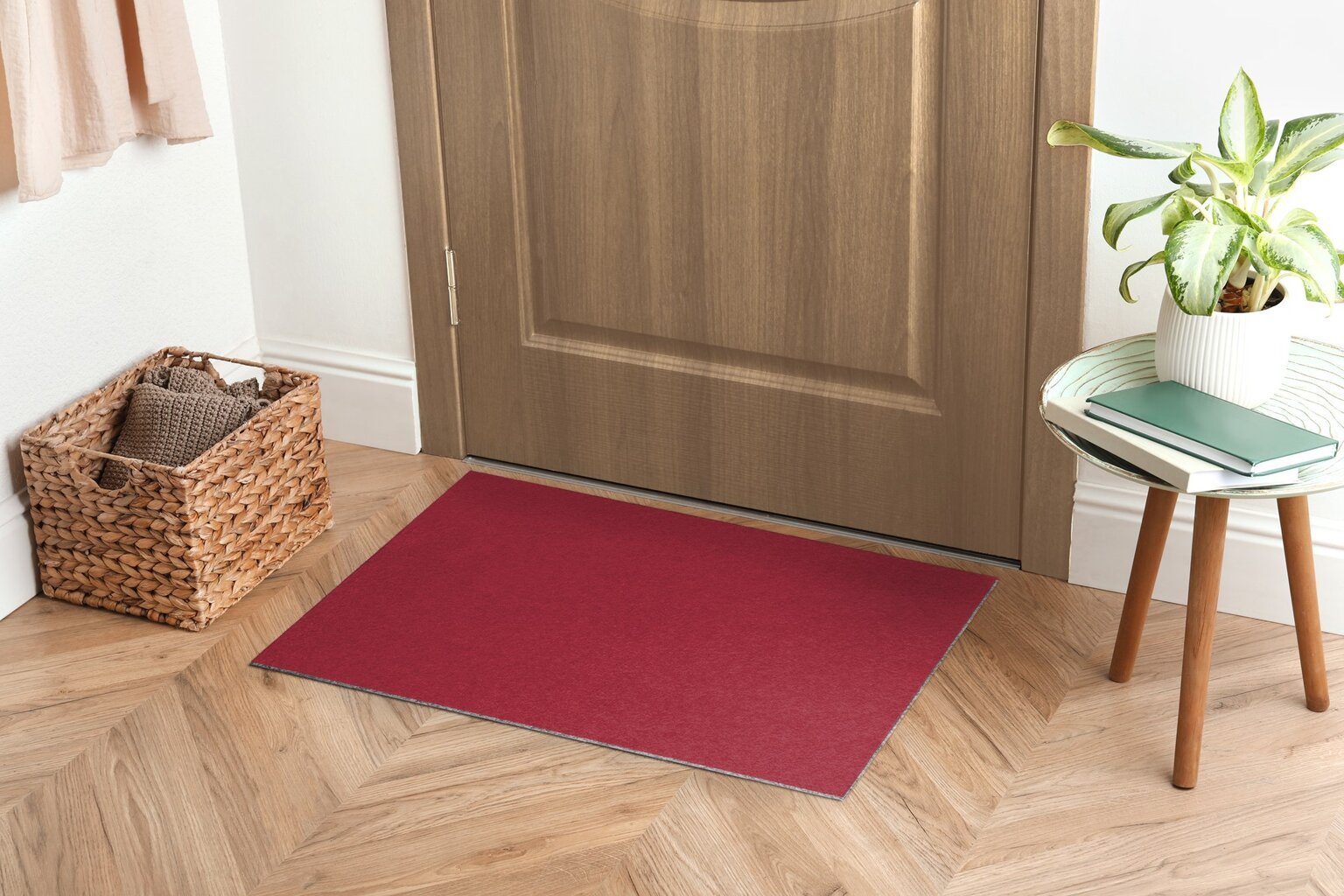 Durų kilimėlis Raudona Naktį 90x60 cm цена и информация | Durų kilimėliai | pigu.lt