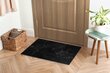 Durų kilimėlis Juodas Marmuras 90x60 cm цена и информация | Durų kilimėliai | pigu.lt