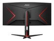 AOC CU34G2XP/BK 34inch 3440x1440 VA цена и информация | Monitoriai | pigu.lt