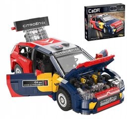 Konstruktorius CaDa Citroen C4 WRC, 1569 d. kaina ir informacija | Konstruktoriai ir kaladėlės | pigu.lt