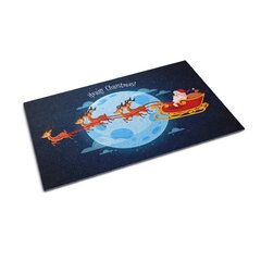 Durų kilimėlis Kalėdų Senelis 90x60 cm kaina ir informacija | Durų kilimėliai | pigu.lt