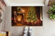 Durų kilimėlis Kalėdų Eglutė 90x60 cm kaina ir informacija | Durų kilimėliai | pigu.lt