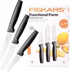 Набор ножей в коробке Fiskars FunctionalForm, 3 шт. цена и информация | Ножи и аксессуары для них | pigu.lt