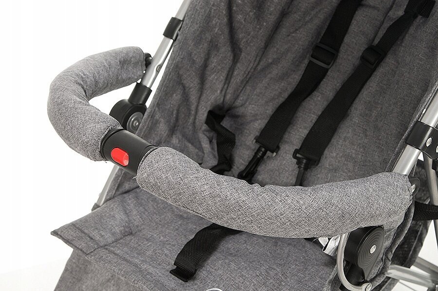 Sulankstomas vaikiškas vežimėlis Moby-System, Barton Grey kaina ir informacija | Vežimėliai | pigu.lt