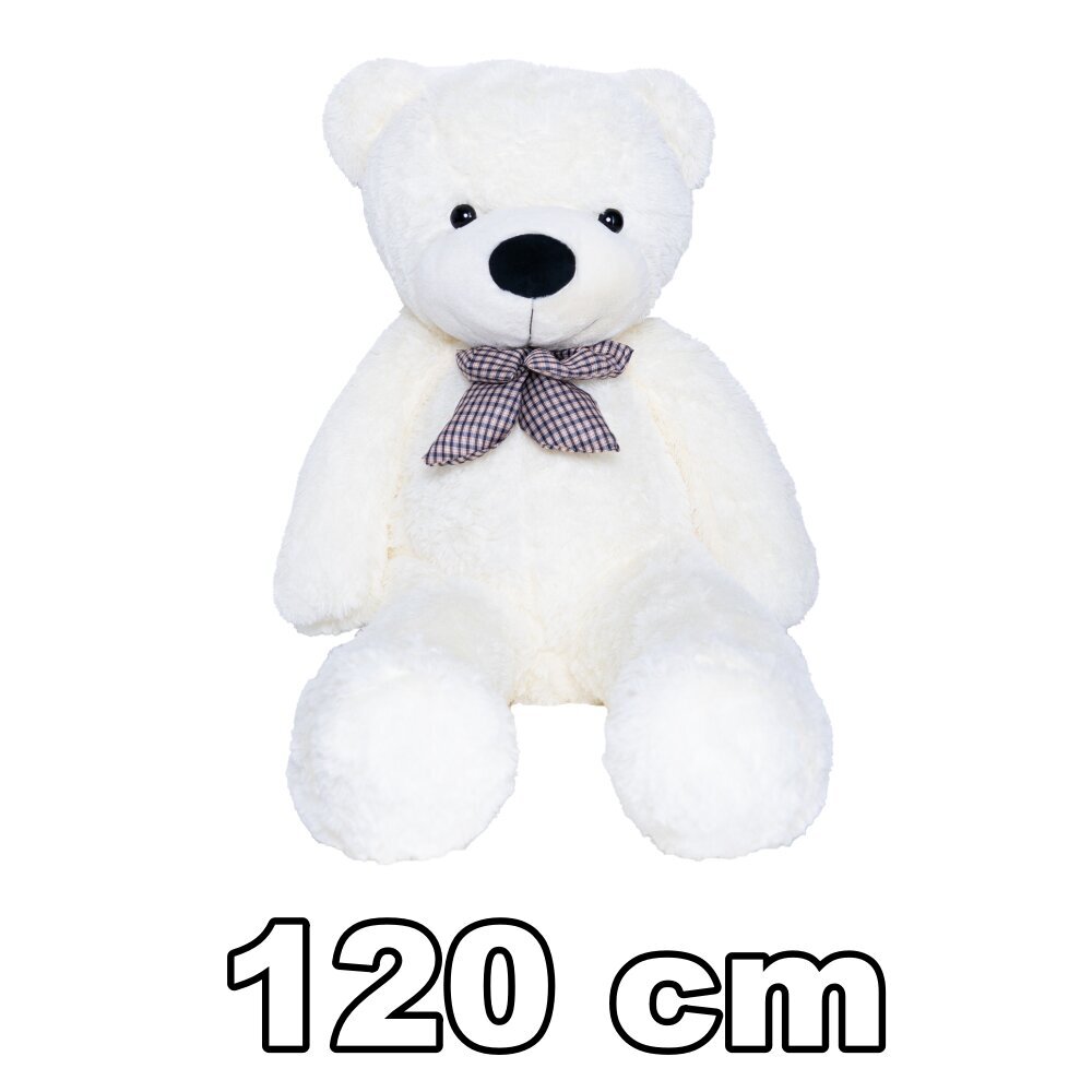 Плюшевый мишка White Teddy 120 см, 3+ цена | pigu.lt