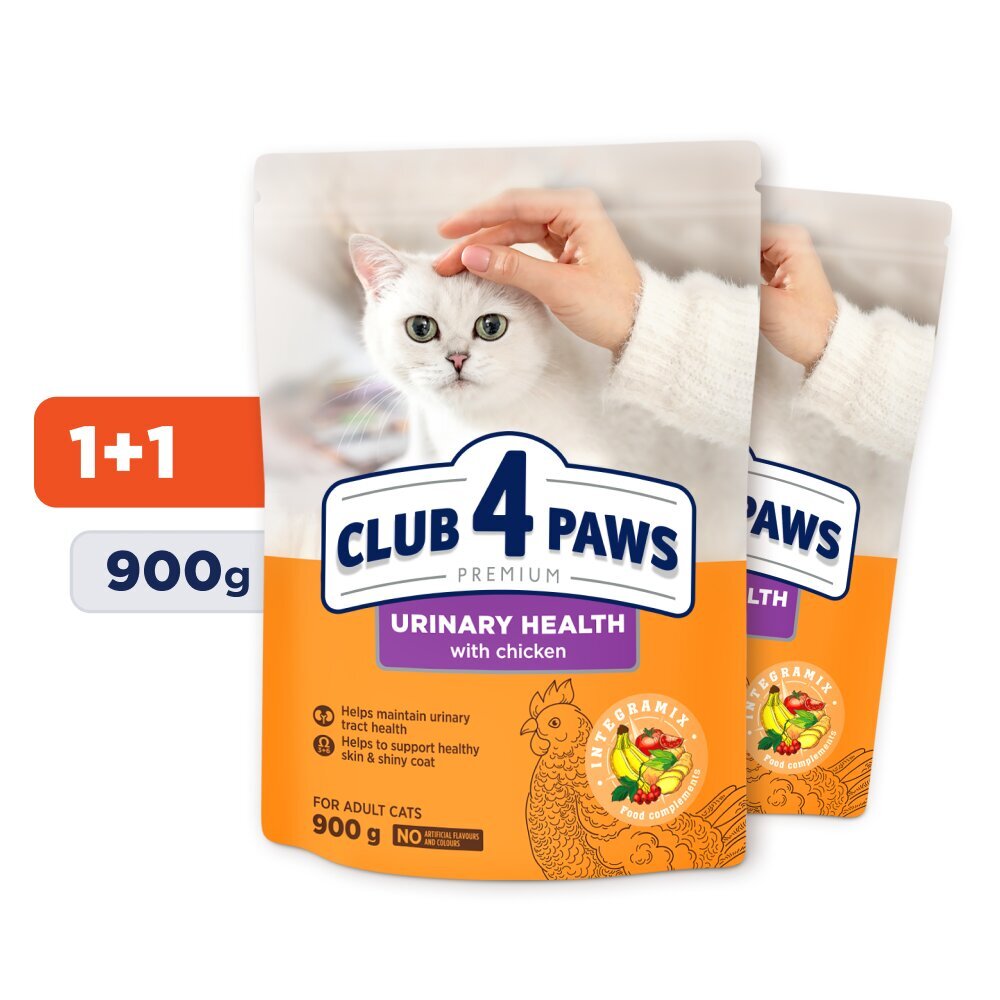 Club 4 Paws Premium katėms šlapimo sveikatos sistemai Urinary health, 1,8 kg цена и информация | Sausas maistas katėms | pigu.lt