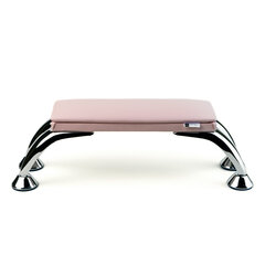 Подставка для рук (подлокотник) Eco Stand Care на металлических ножках, розовая цена и информация | Книпсер для ногтей NGHIA EXPORT NC-03  | pigu.lt