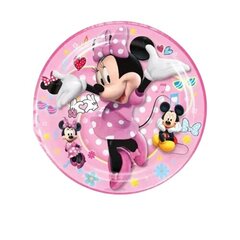 Vienkartinės lėkštutės Minnie Mouse, 23cm, 10 vnt. kaina ir informacija | Vienkartiniai indai šventėms | pigu.lt