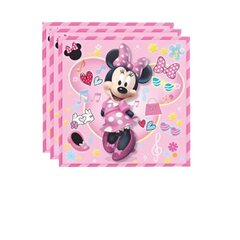 Vienkartinės servetėlės Minnie Mouse, 20 vnt. kaina ir informacija | Vienkartiniai indai šventėms | pigu.lt