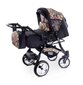 Vaikiškas vežimėlis 3in1 su auto kėdute Urbano Travel System, pilkas kaina ir informacija | Vežimėliai | pigu.lt