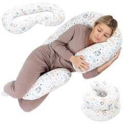 Daugiafunkcinė pagalvė nėščiosioms ir žindančioms moterims, 120 cm kaina ir informacija | Maitinimo pagalvės | pigu.lt