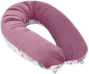 Daugiafukcinė Jukki maitinimo - nėštumo pagalvė V formos, Old Rosa, 170 cm kaina ir informacija | Maitinimo pagalvės | pigu.lt