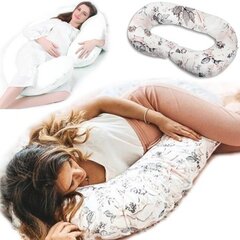 Подушка для сна силиконовый шарик ekmTRADE (волокно) цена и информация | Подушки для беременных и кормящих | pigu.lt