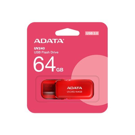 Adata UV240 64GB USB 2.0 kaina ir informacija | USB laikmenos | pigu.lt