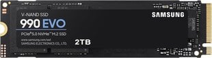 Samsung 990 EVO NVMe M.2 SSD 2TB цена и информация | Внутренние жёсткие диски (HDD, SSD, Hybrid) | pigu.lt