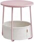 Kavos staliukas Leobert LET223R61, rožinis/baltas цена и информация | Kavos staliukai | pigu.lt