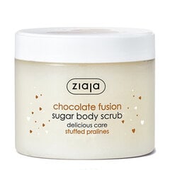 Сахарный скраб для тела Ziaja Chocolate Fusions, 300 мл цена и информация | Скрабы для тела | pigu.lt