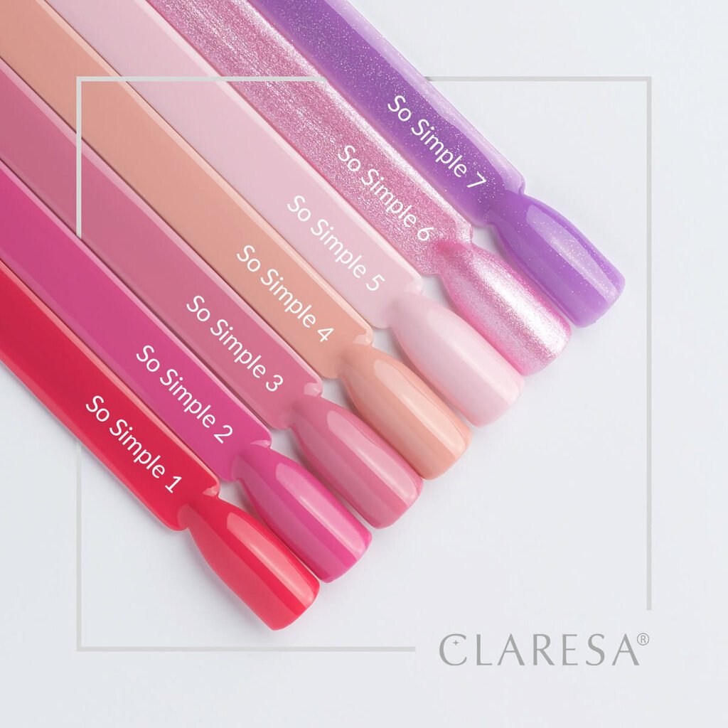 Nagų lakas Claresa Color Soak Off Gel Polish Love Story, 1, 5 g kaina ir informacija | Nagų lakai, stiprintojai | pigu.lt