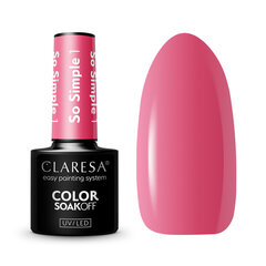 Nagų lakas Claresa Color Soak Off Gel Polish Love Story, 1, 5 g kaina ir informacija | Nagų lakai, stiprintojai | pigu.lt