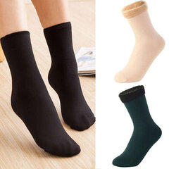 Kojinės moterims, įvairių spalvų, 3 poros kaina ir informacija | Moteriškos kojinės | pigu.lt