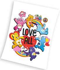 Vaikiškas pledas Care Bears, 150x200 cm kaina ir informacija | Lovatiesės ir pledai | pigu.lt