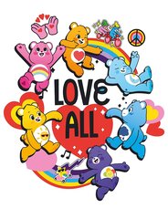 Vaikiškas pledas Care Bears, 150x200 cm kaina ir informacija | Lovatiesės ir pledai | pigu.lt