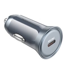 Borofone Car charger BZ26 Searcher - Typ C - PD 30W 3A grey цена и информация | Зарядные устройства для телефонов | pigu.lt