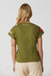 Marškinėliai moterims Aeronautica Militare 51456, žali kaina ir informacija | Marškinėliai moterims | pigu.lt