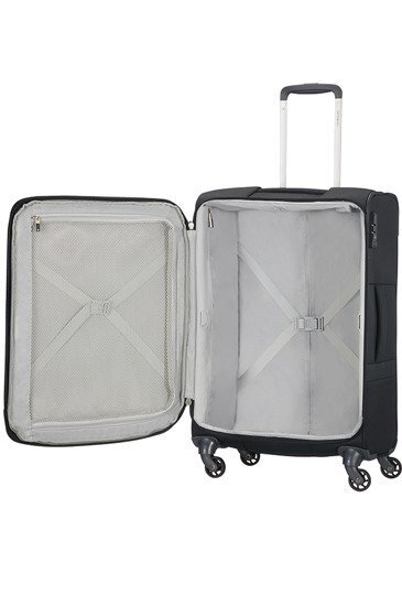 Išskleidžiamas lagaminas Samsonite Base Boost, M, 66 cm, juodas цена и информация | Lagaminai, kelioniniai krepšiai | pigu.lt