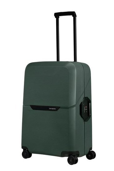 Vidutinis lagaminas Samsonite Magnum Eco, M, 69 cm, žalias kaina ir informacija | Lagaminai, kelioniniai krepšiai | pigu.lt