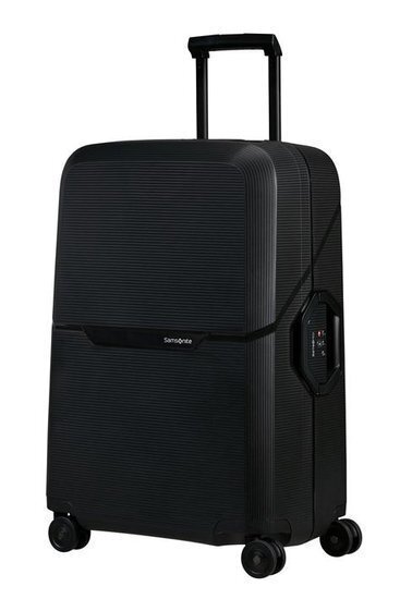 Vidutinis lagaminas Samsonite Magnum Eco, M, 69 cm, juodas kaina ir informacija | Lagaminai, kelioniniai krepšiai | pigu.lt