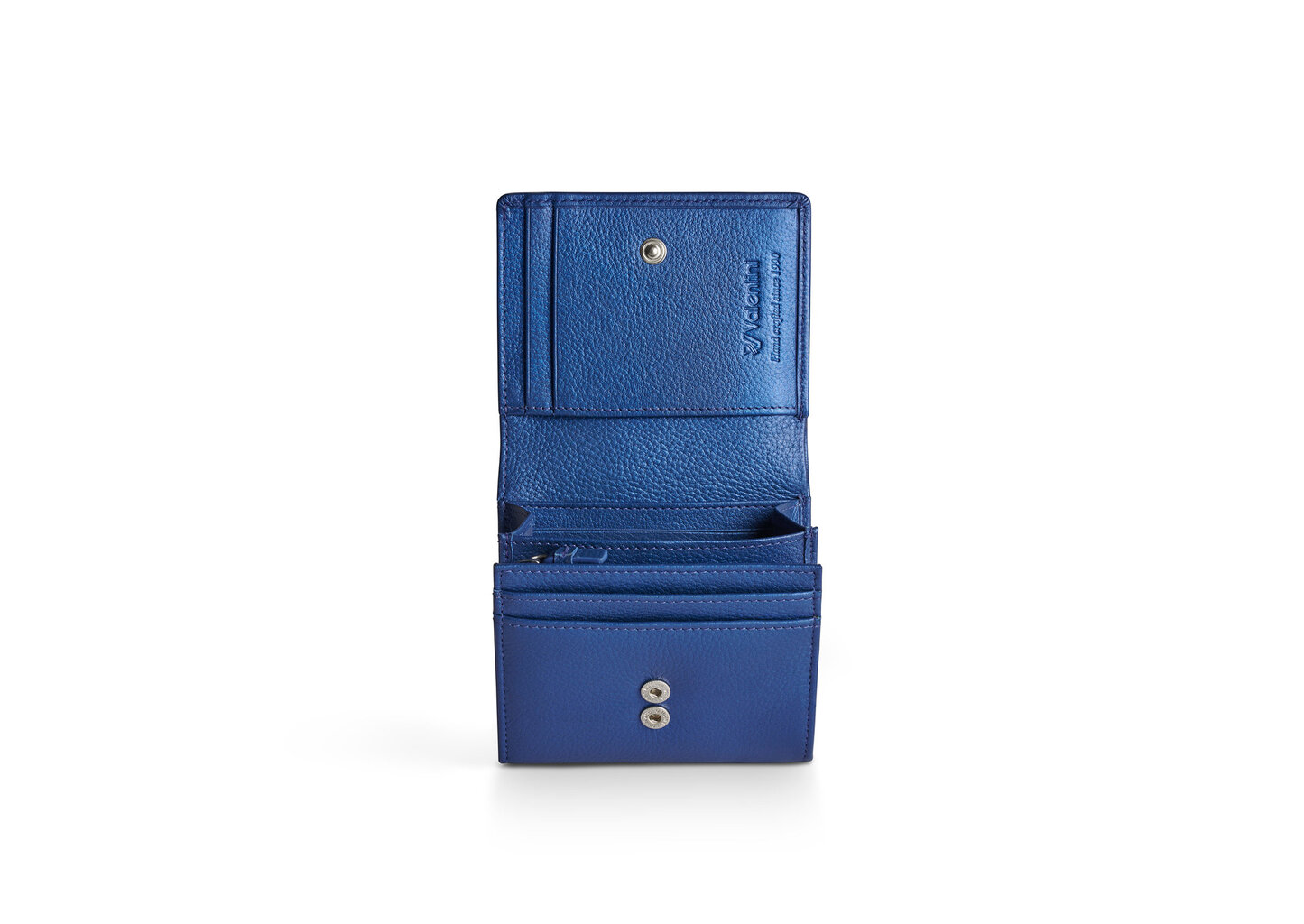 Valentini moteriška piniginė Metallic 123 blue 25605-uniw kaina ir informacija | Piniginės, kortelių dėklai moterims | pigu.lt