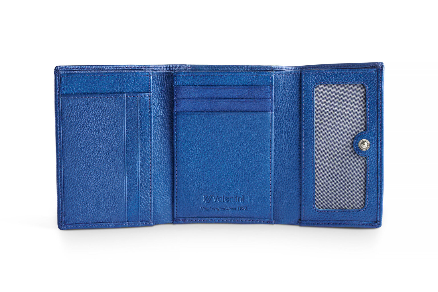 Valentini moteriška piniginė Metallic 445 blue 25623-uniw kaina ir informacija | Piniginės, kortelių dėklai moterims | pigu.lt