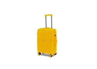 Rankinis lagaminas Blumoonky Altair, S, 55cm, geltonas kaina ir informacija | Lagaminai, kelioniniai krepšiai | pigu.lt