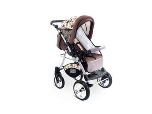 Детская коляска 3в1 с автокреслом Urbano Travel System, Коричневая цена и информация | Коляски | pigu.lt