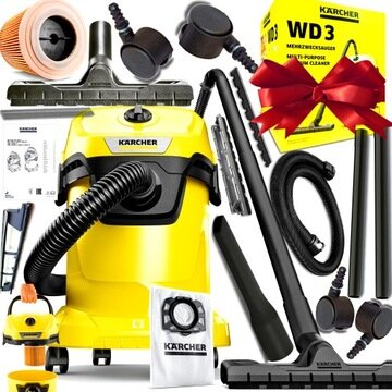 Karcher WD3 kaina ir informacija | Dulkių siurbliai | pigu.lt